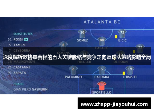 深度解析欧协联赛程的五大关键脉络与竞争走向及球队策略影响全局