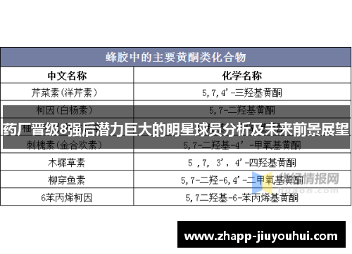 药厂晋级8强后潜力巨大的明星球员分析及未来前景展望