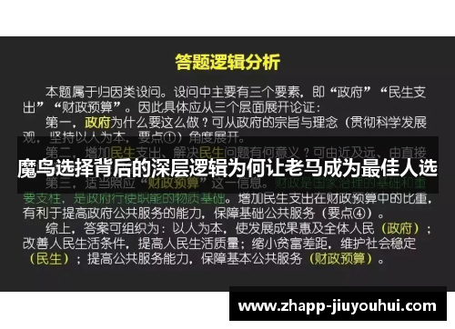 魔鸟选择背后的深层逻辑为何让老马成为最佳人选 魔鸟选择背后的深层逻辑为何让老马成为最佳人选